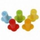 SODIAL R 5 x plastico extrusion jeanilloas masa de plastilina herramienta de elaboracion de moldes --- color al azar