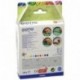 Giotto Patplume 512900 - Estuche 10 pastillas de plastilina base vegetal 20 g cada una, sin gluten colores surtidos