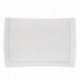 SODIAL R Almohadilla Almohadilla preinchiostrato para sellos manuales de mesa blanco