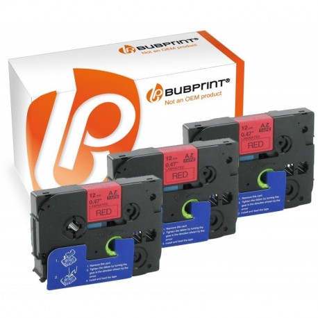 Bubprint 3 Cintas de Etiquetas Compatibles para Brother TZe431 TZ 431 para impresora P Touch 1010 1000BTS E550WVP 900 9700PC 