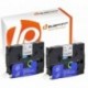 Bubprint 2 Cintas de Etiquetas Compatibles para Brother TZe 131 TZ131 para impresora PTouch 1005 1200P 2030 H110 Negro sobre 