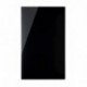 Bi-Office Memo - Pizarra de cristal, 780 x 480 mm, color negro