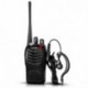Walkie Talkie Recargable 16 Canales UHF 400-470MHz CTCSS DCS Talkie walkie con el Auricular Incorporado Antorcha de LED y Car