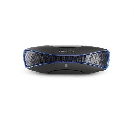 Energy Sistem Music Box BZ3 - Altavoz portátil con Bluetooth USB/SD, FM, Audio-In, display retroiluminado negro y azul