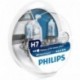 Philips 12972WHVSM WhiteVision Bombilla para Faros Delanteros con Efecto Xenon H7, 2 Unidades