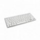 Approx APPKBBT02S - Teclado Universal Bluetooth 3.0, Color Plateado y Blanco