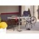 Newstorm Oskar - Mesa plegable, 182.3 x 74.2 x 74.3 cm, color blanco