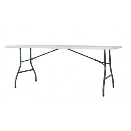 Newstorm Oskar - Mesa plegable, 182.3 x 74.2 x 74.3 cm, color blanco