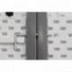 Todeco - Mesa Plegable Portátil, Mesa de Plástico Resistente - Material: HDPE - Carga máxima: 100 kg - 180 x 76 cm, Blanco, P