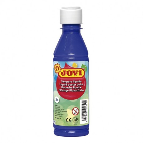 Jovi Tempera liquida, Color Azul Oscuro, 250 ML 50224 