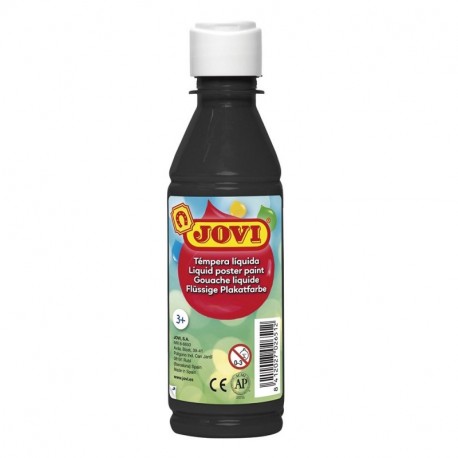 TEMPERA LIQUIDA JOVI ESCOLAR 250 ML NEGRO