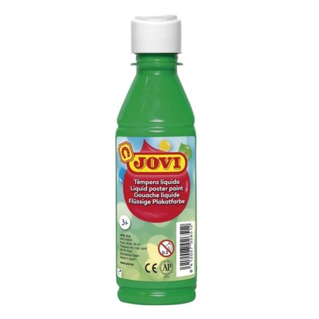 Jovi Tempera liquida, Color Verde Medio, 250 ML 50217 