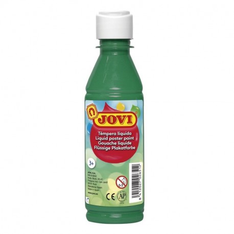 Jovi Tempera liquida, Color Verde Oscuro, 250 ML 50219 