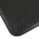 H&S Carpeta Portadocumentos A4, Carpeta de conferencia A4, Portafolio, Con cremallera y confeccionada en piel PU, Color negro