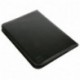 H&S Carpeta Portadocumentos A4, Carpeta de conferencia A4, Portafolio, Con cremallera y confeccionada en piel PU, Color negro