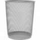 Makro Paper Plus 158 - Papelera de rejilla, plateado
