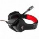Mars Gaming MH2 - Auriculares gaming micrófono plegable y flexible, drivers neodimio 40mm, conexión doble, ultrabass, cancel