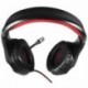 Mars Gaming MH2 - Auriculares gaming micrófono plegable y flexible, drivers neodimio 40mm, conexión doble, ultrabass, cancel