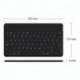 Logitech Keys-To-Go - Teclado QWERTY ultraportátil para Apple iPad, iPhone, Apple TV, negro - QWERTY Español