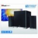 Trust Mitho - Set de altavoces para televisión 2.1, subwoofer de 120 W , negro