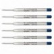 Parker Quinkflow Ink Refill for Ballpoint Pens, Fine Point, Blue Pack of 6 Refills 1782468 by Parker