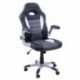 HOMCOM Racing Silla oficina ejecutiva deportiva Silla Gaming para pc sillon estudio direccion giratoria racing medidas, medid