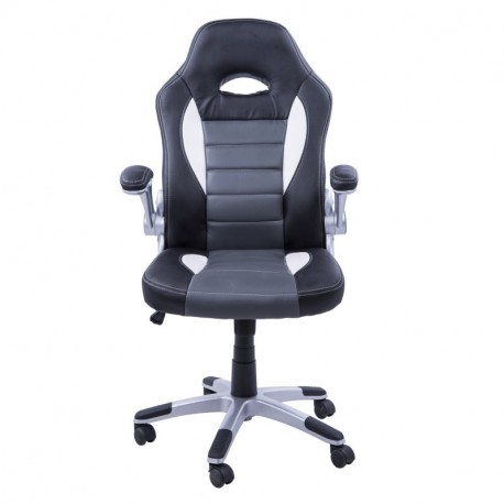 HOMCOM Racing Silla oficina ejecutiva deportiva Silla Gaming para pc sillon estudio direccion giratoria racing medidas, medid