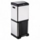 Protenrop Ecol-Tower - Cubo de basura con 2 compartimentos, 34 litros