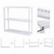 SONGMICS Estantería de bambú para baño Librería Organizador Estantería de pared 60 x 15 x 54 cm BCB13W