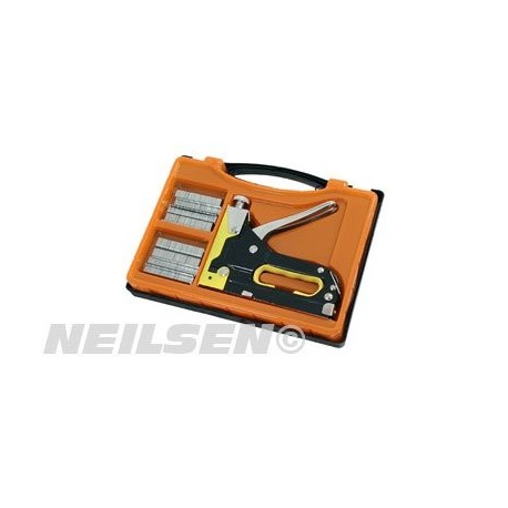 Neilsen CT1609 - Pistola grapadora para tapicería y madera