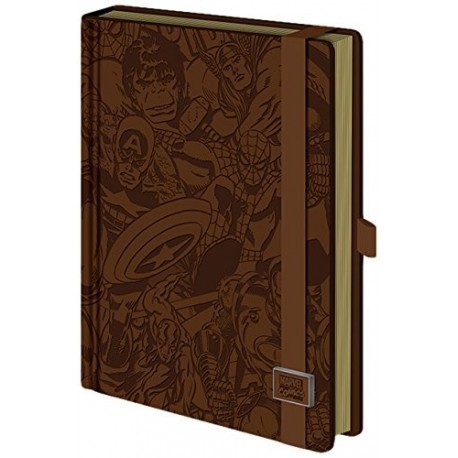 Marvel Comics - Cuaderno tamaño A5 , diseño retro