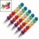 Pinzhi - 5x Lindo Sonriente Lapiz de Pintura 7 Colores Diferentes Rotuladores para Niños Estudiante Oficina Papelería de Bolí