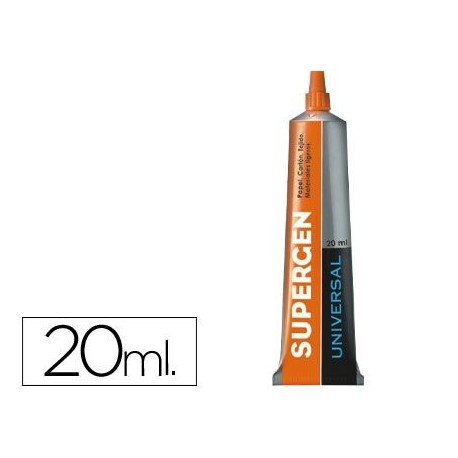 PEGAMENTO SUPERGEN UNIVERSAL TRANSPARENTE 20 ML -UNIDAD 24 unid. 