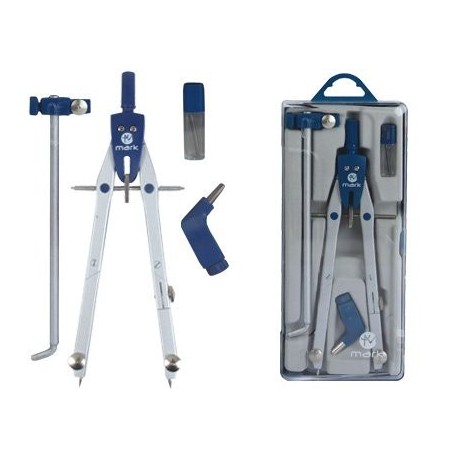 Liderpapel Compas Microtérmico bk-304 -Con Adaptador Y Alargadera