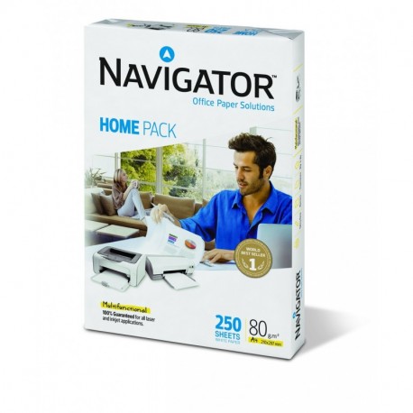 Navigator Home Pack - Pack de 250 hojas, A4, 80 gr