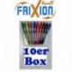 Pluma de la tinta Pilot Frixion Clicker 07 Serie 10 Pack ahorro colores surtidos - colorido, 10er Packung | ohne Radierer