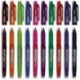 Pluma de la tinta Pilot Frixion Clicker 07 Serie 10 Pack ahorro colores surtidos - colorido, 10er Packung | ohne Radierer