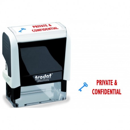 Trodat Printy Office-Tampón para sello privado y confidenciales