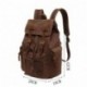 Hombres y Mujeres Estudiantes Multifunción Ocio Retro Lona Bolsa de Mensajero Mochila de Viaje Ordenador Portátil Taleguilla 