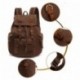 Hombres y Mujeres Estudiantes Multifunción Ocio Retro Lona Bolsa de Mensajero Mochila de Viaje Ordenador Portátil Taleguilla 