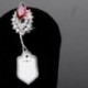 SODIAL R 500 Etiquetas blancas anuncios joyeria del precio de etiqueta colgante-reloj
