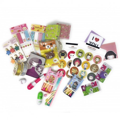 Cute Set de regalo – incluye de accesorios de papelería Rilakkuma Kawaii