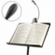 AFUNTA LED Libro de Lectura de luz y Atril 2 Bombillas / Batería Recargable de baja Energía y USB Cable de Carga Incluido, Lu