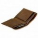 MANNA Tarjetero de cuero Cartera de piel Tarjetero de piel hombre mujer | Cartera de cuero gran calidad Tarjetero Metro Madri