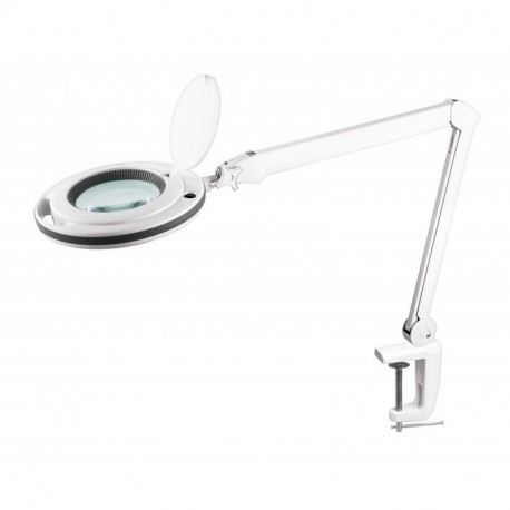 Kemot nar0461, lámpara de taller con lupa, luz, 5d, 10 cm, 5 W, 60 ledes, cristal, color blanco