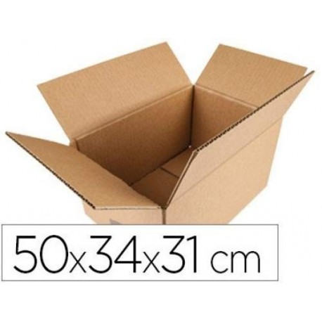 Q-Connect KF26136 - Caja para embalar, 500 x 354 x 310 mm