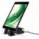 Leitz Soporte cargador de sobremesa, Para Tablets o Smartphone, 2 puertos USB, Posición horizontal o vertical, Negro, Complet