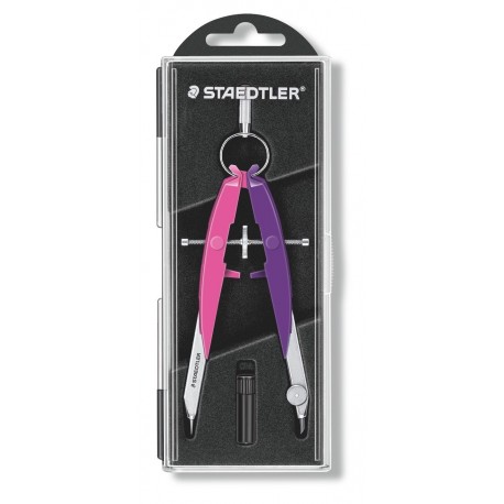 Staedtler 556 Mars - Compás, color rosa/violeta