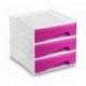 CEP Mycube 3-111 - Módulo con 3 cajones grandes, color rosa