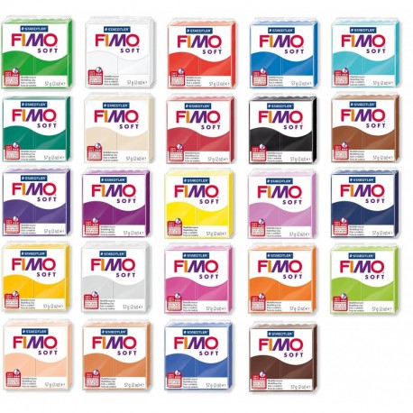 FIMO Soft - Lote de 24 Botes de plastilina